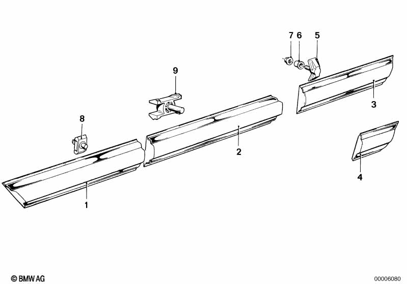 Защитная планка крыла/дверь/щиток