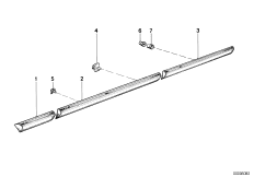 Защитная планка крыла/дверь/щиток