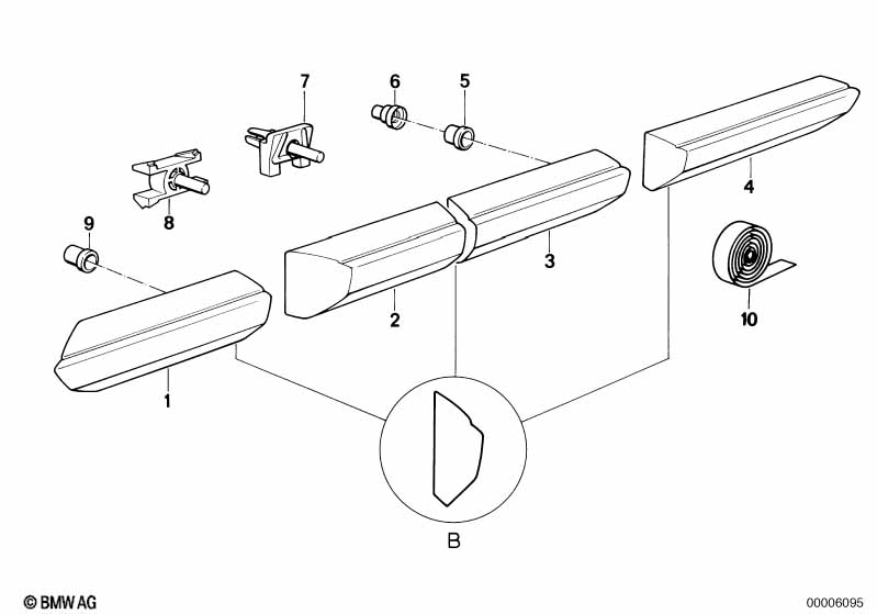 защитная планка schwarz