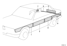 Декоративная полоса спецавтомобиля