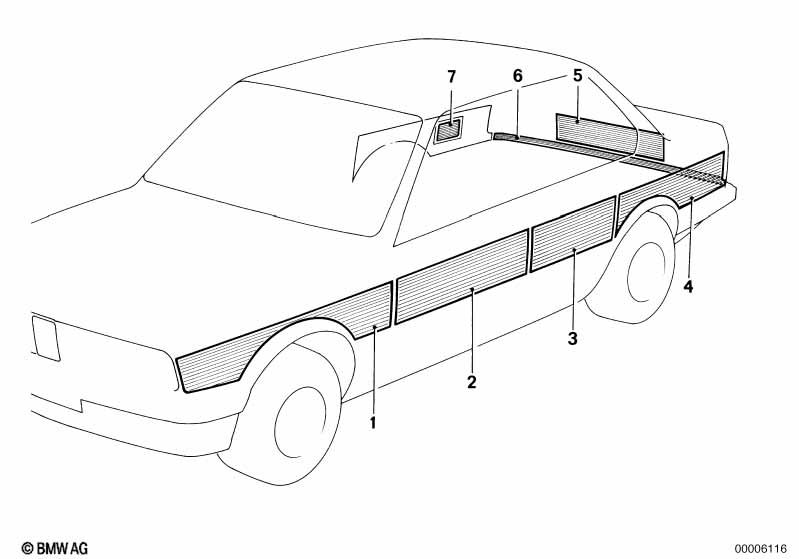 Декоративная полоса спецавтомобиля