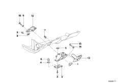 Облицовка панели приборов, доп.элементы