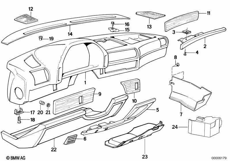 облицовка панели приборов