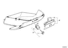 Замок вещевого ящика