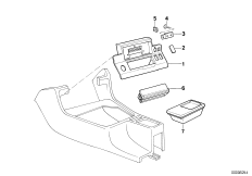 Детали отделения для мелких вещей, такси