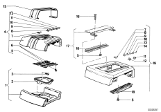 крышка рычага переключения передач