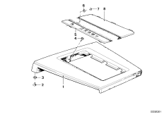 крышка рычага переключения передач