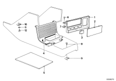 Отделение/накладка проема для радиопр.
