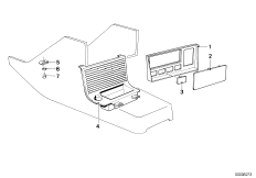 Отделение/накладка проема для радиопр.