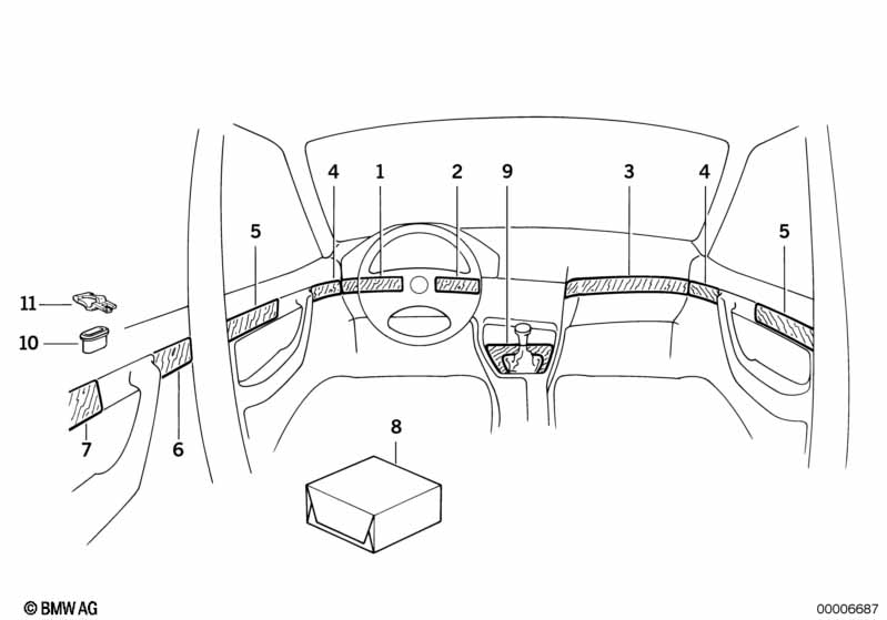 Исполнение из ценных пород дерева
