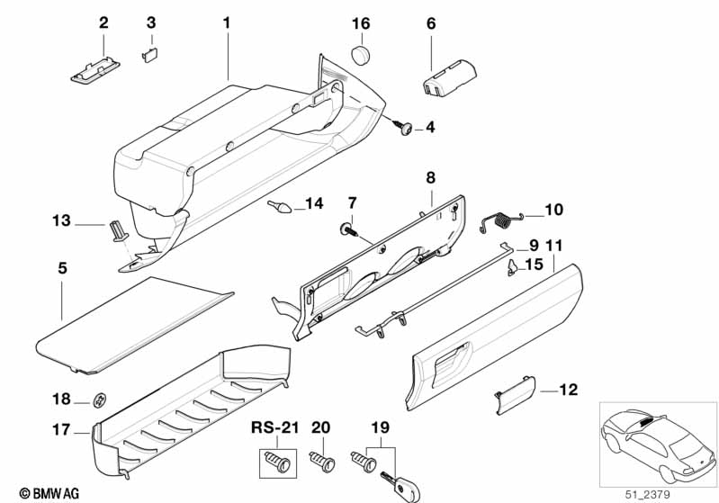 вещевой ящик
