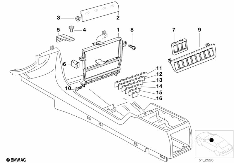 Функциональный кронштейн центр.консоли
