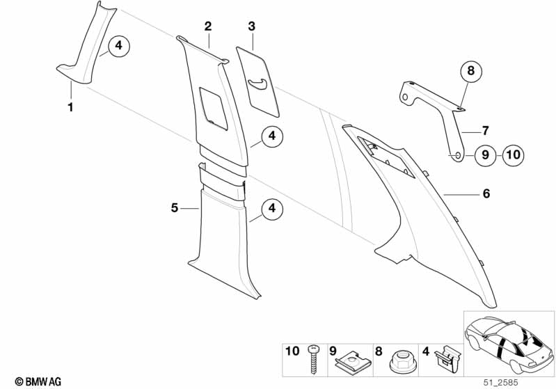 Облицовка Пд / Ср / Зд стойки