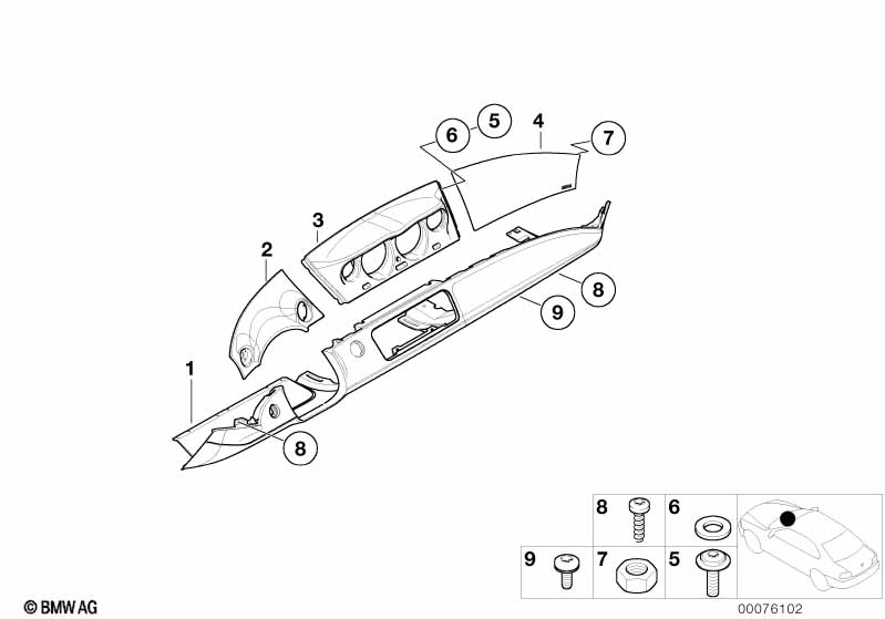 Облицовка панели приборов II