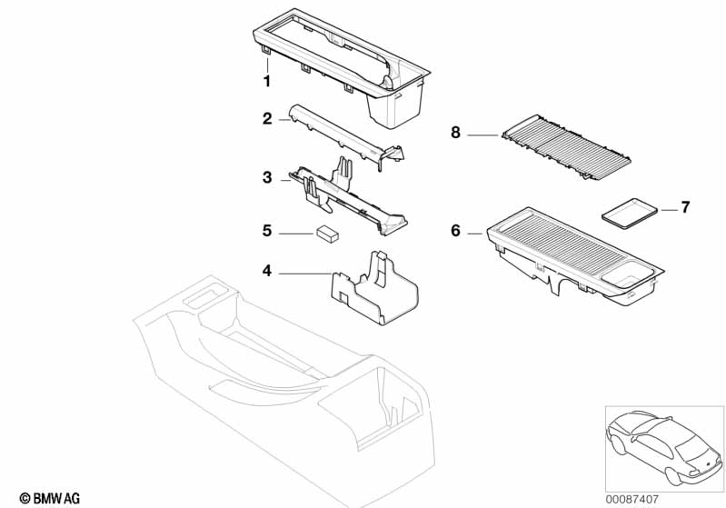 Отделение для доп.элементов/телефона