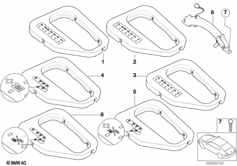Накладка рычага преселектора